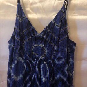 Boho Alberto Makali Beaded Strap Maxi Dress US Size 6 Good Condition